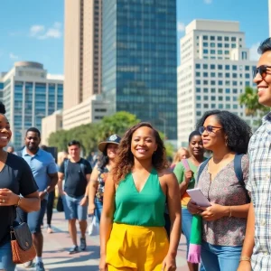 New ambassadors for Columbia SC gathered in the city center