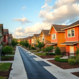 Urban housing development with diverse community interaction