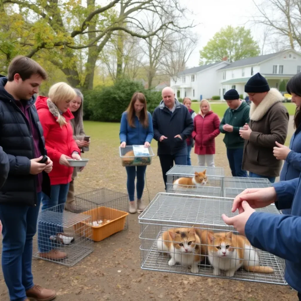 Residents of Lexington caring for stray cats