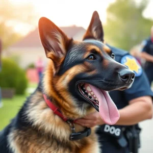 Memorial for K9 officers in Lexington