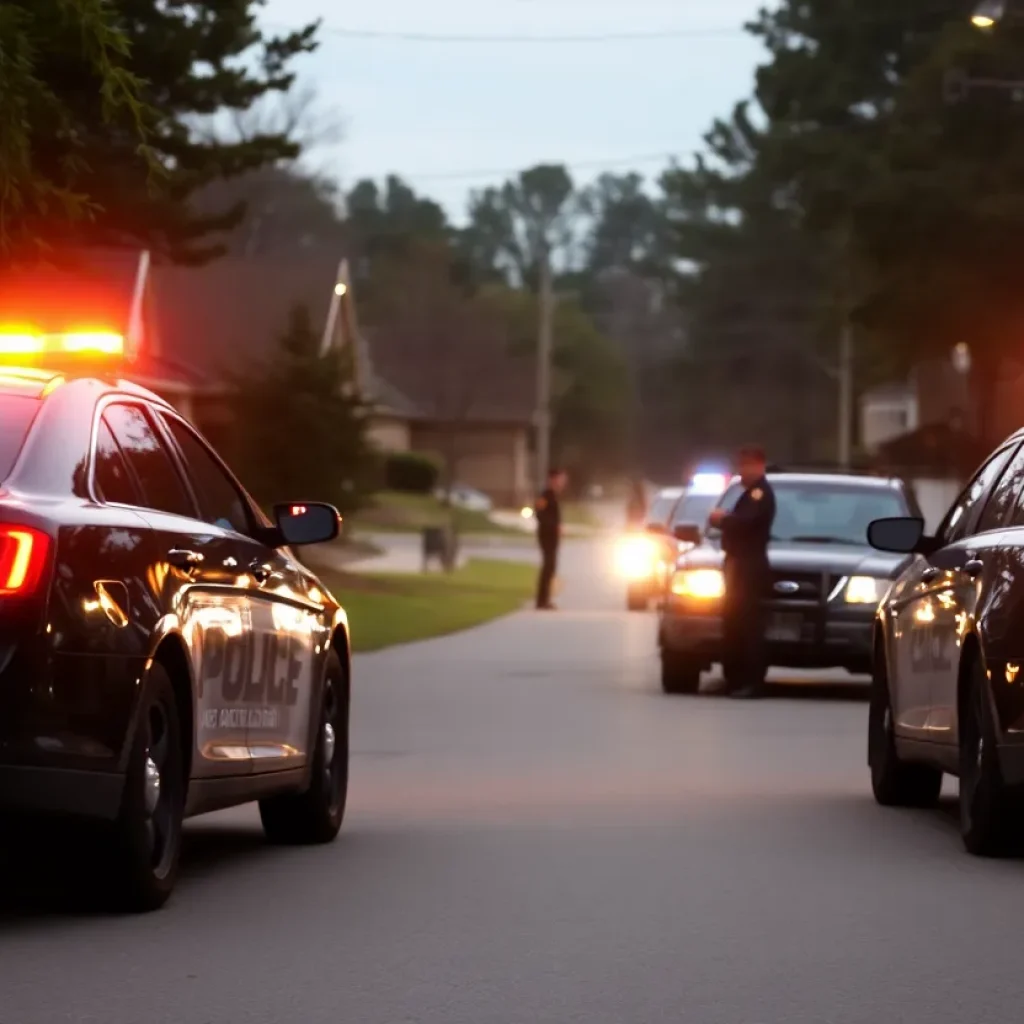 Police presence outside residence after shooting in Columbia, S.C.