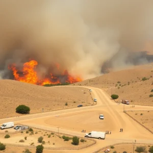 Wildfire in Southern California