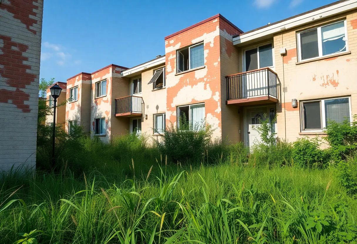 Neglected Westwood Estates Apartment Complex in Lexington County