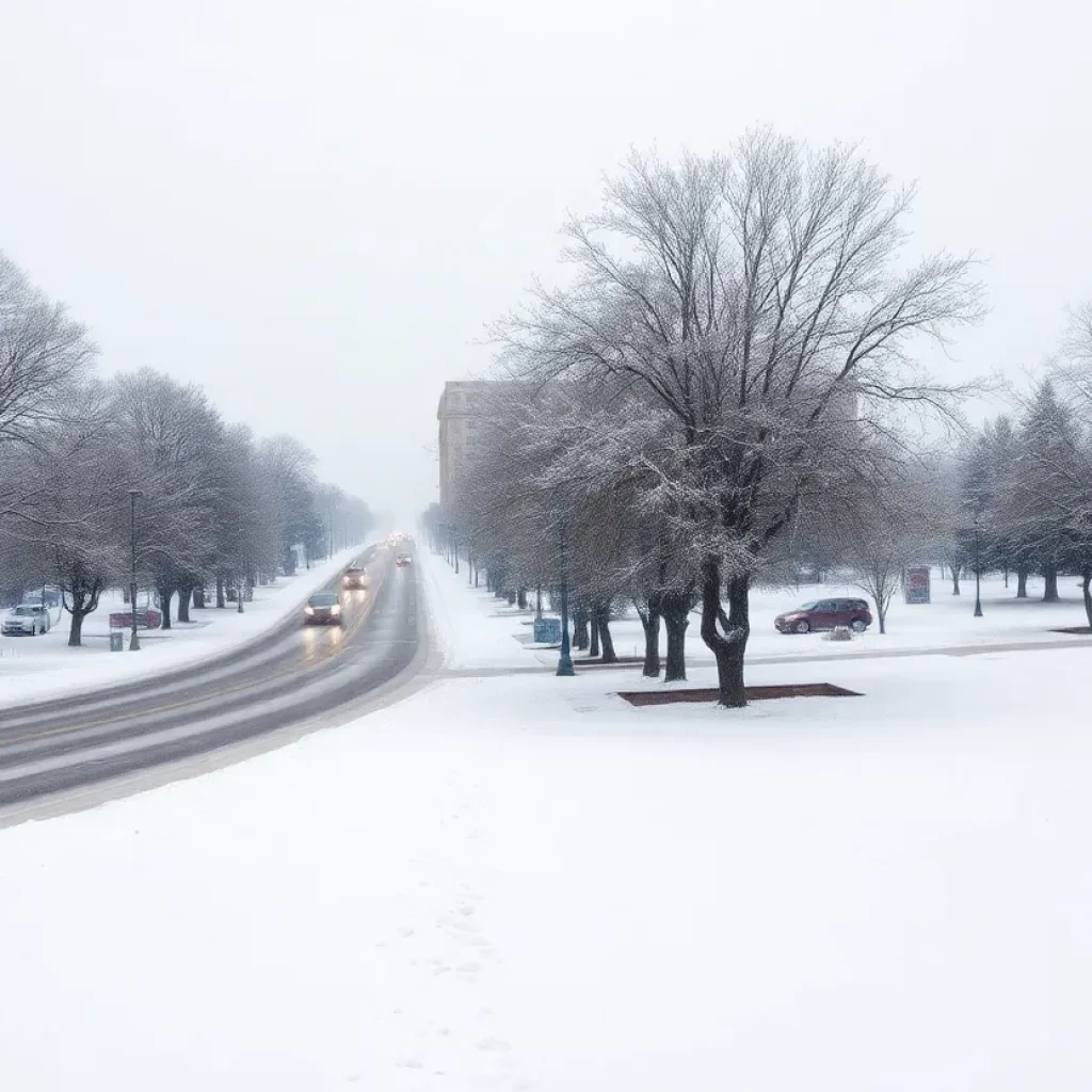 Snowy Columbia South Carolina