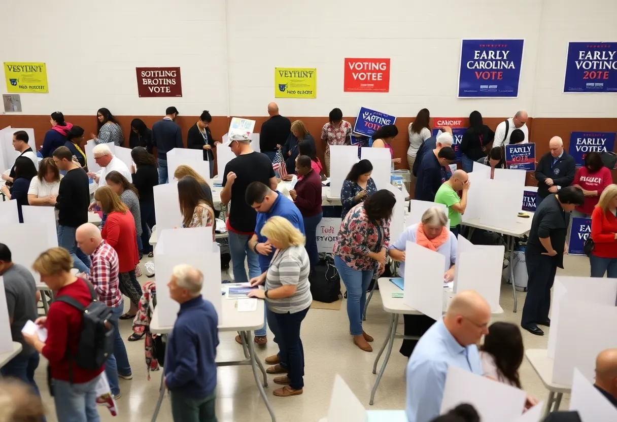 South Carolina Early Voting Scene