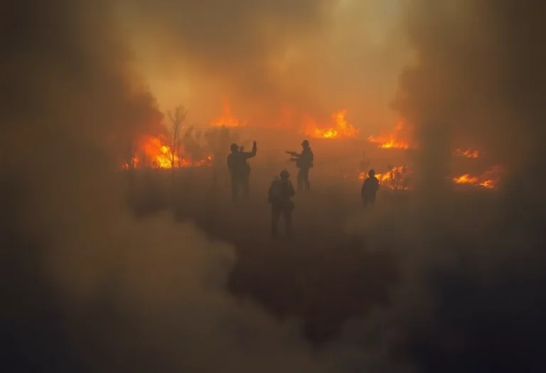 Firefighters battling wildfires in South Carolina