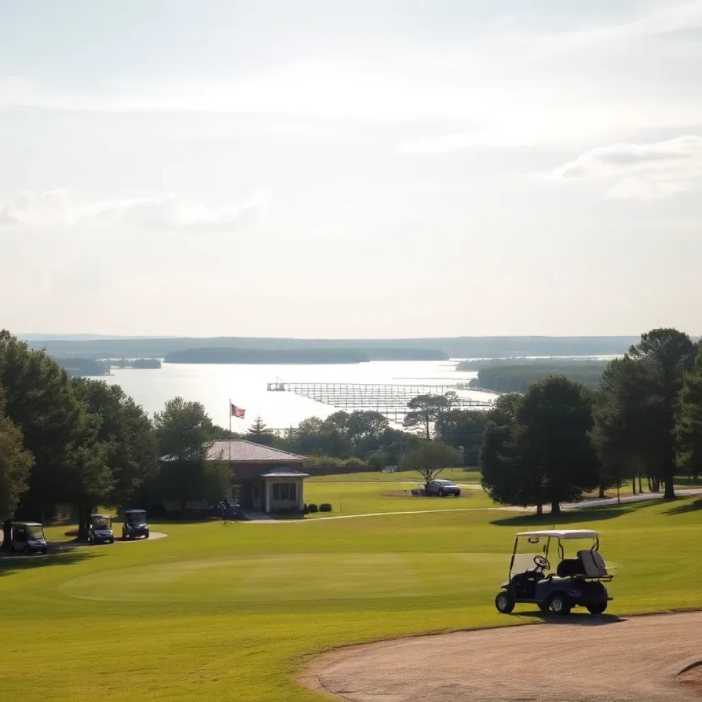 Scenic golf course community in Chapin South Carolina
