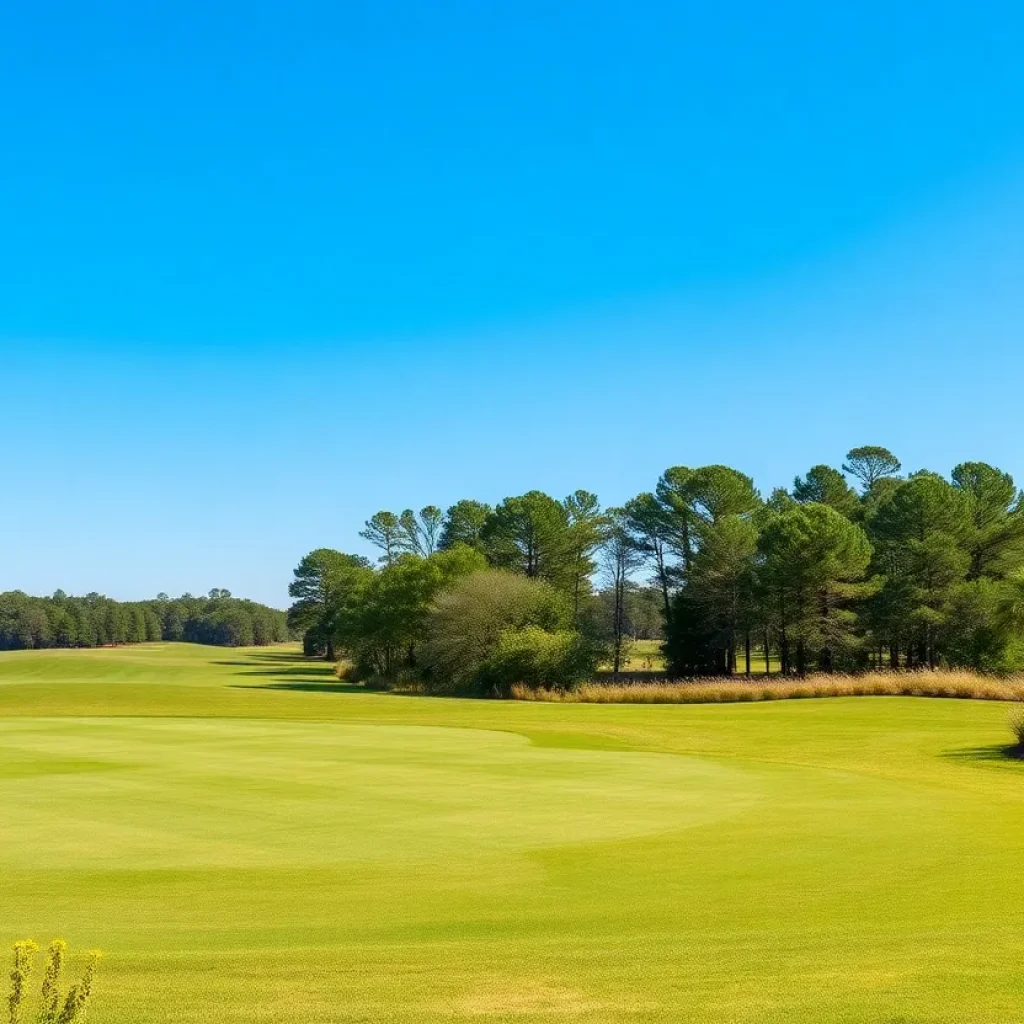 A vibrant golf course in Chapin SC featuring native plants and advanced irrigation.