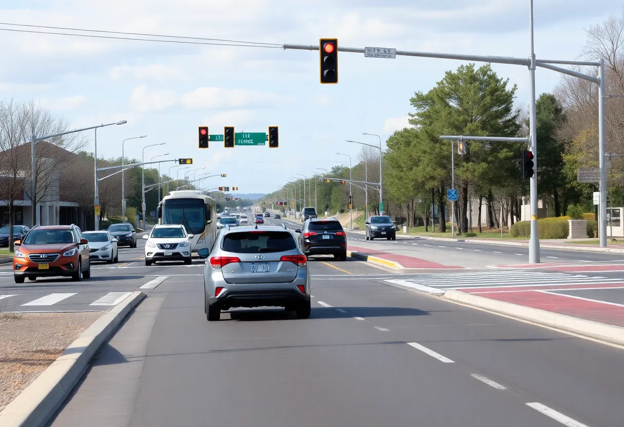 Improvements in road safety with new crosswalks and traffic lights in Lexington County.