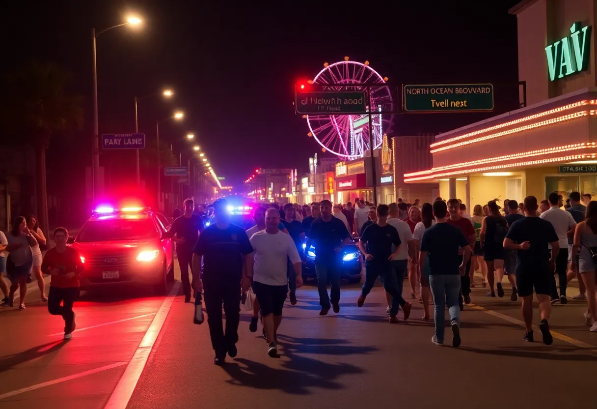 Myrtle Beach shooting scene