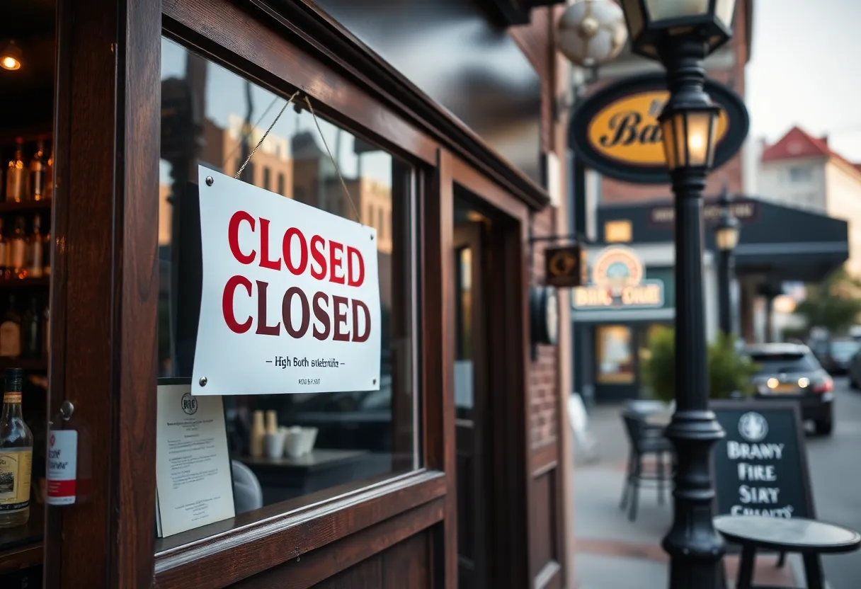 Bar Closure Due to Insurance Rates in South Carolina