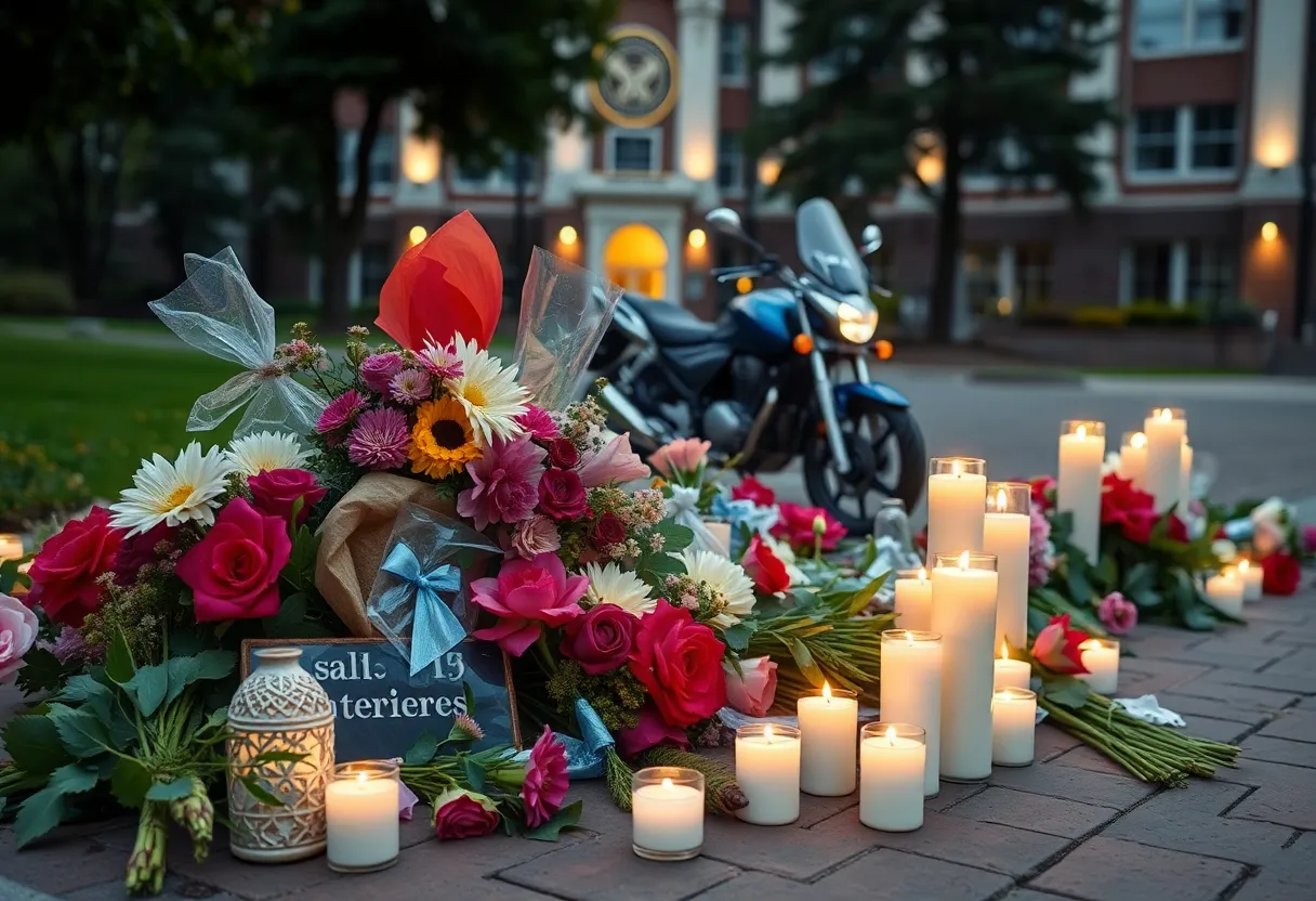 Memorial for USC Student