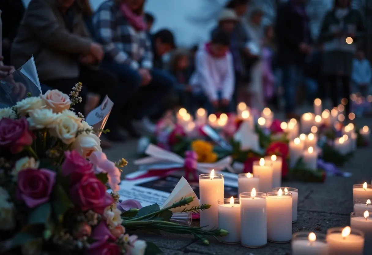 Vigil for Child Victim in South Carolina