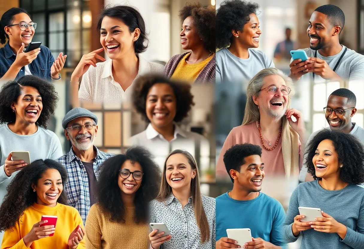 Diverse individuals displaying various emotions related to emotional marketing.