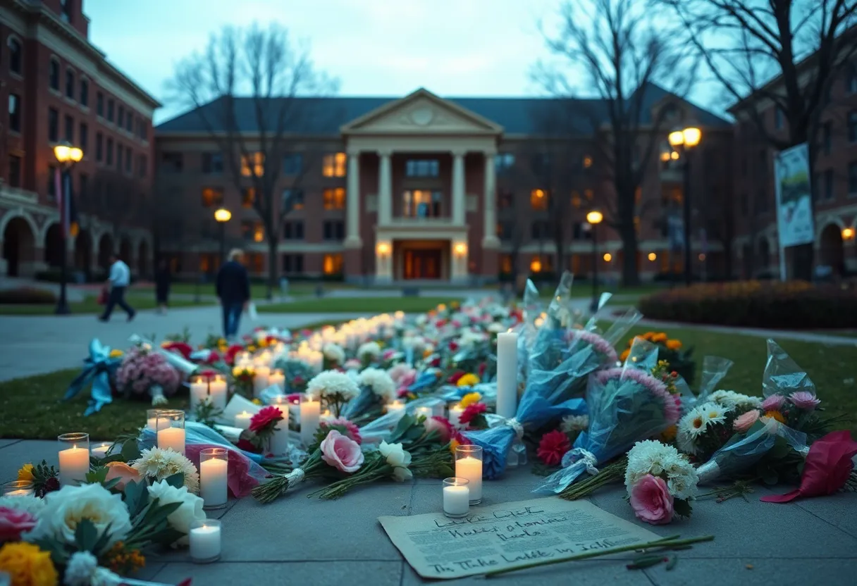Memorial for USC Student