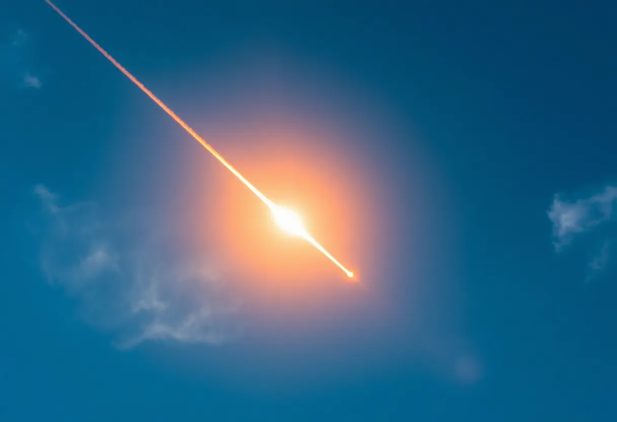 Bright Fireball Meteor Event