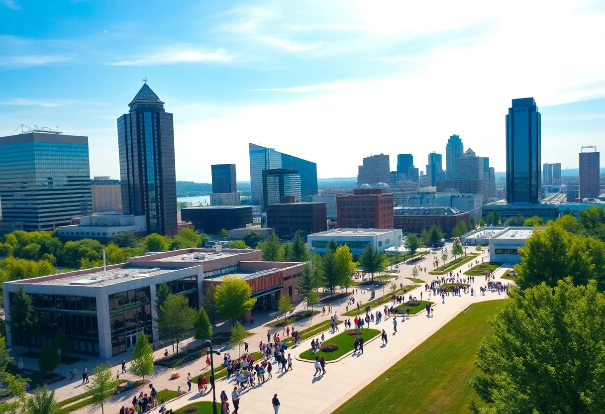 Raleigh North Carolina Cityscape