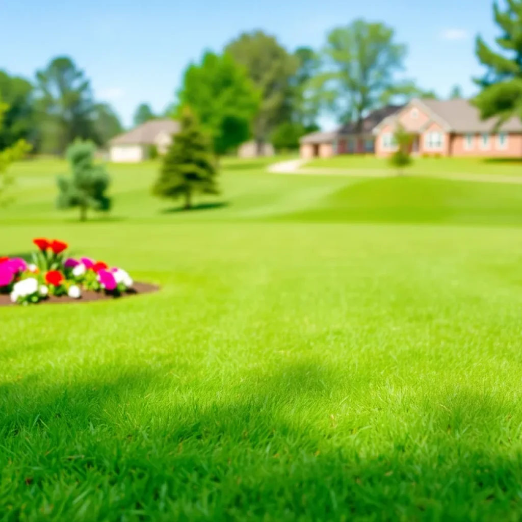 Well-maintained golf community lawn in Chapin SC