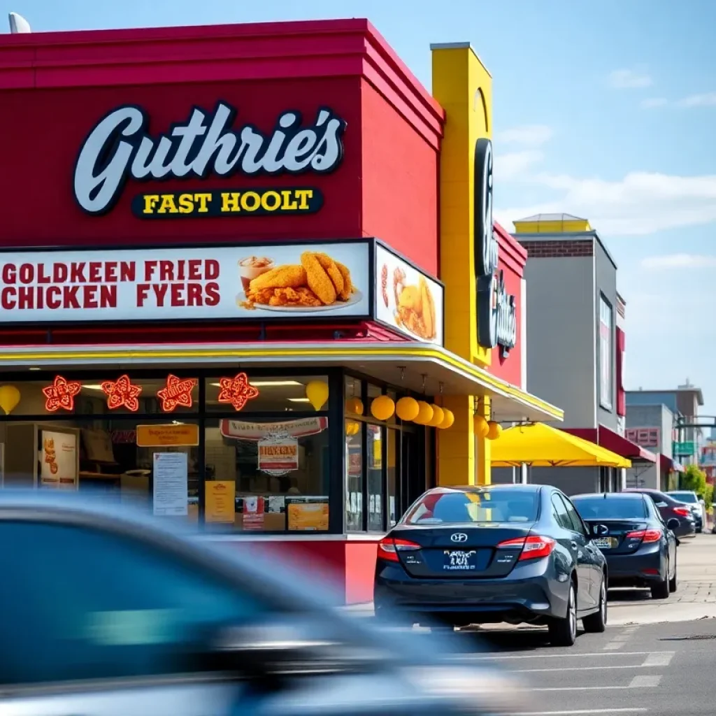 Exterior view of Guthrie’s Golden Fried Chicken in Columbia, SC