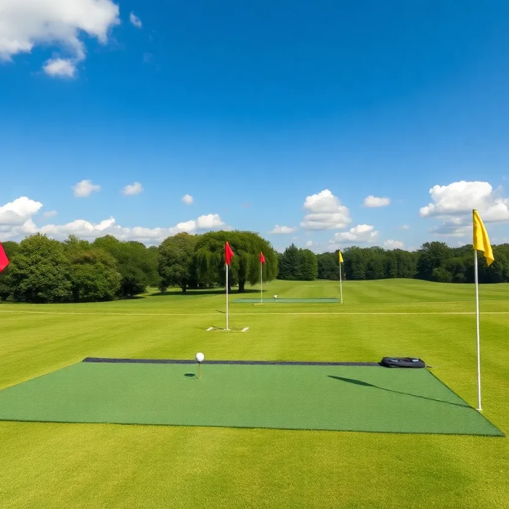 Driving range at Lake Murray Golf Center