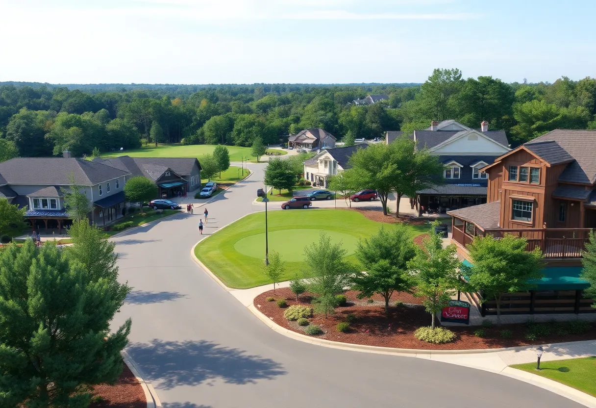 Chapin SC landscape featuring golf communities and local dining options.