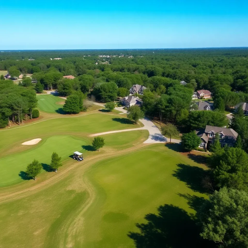 Lush golf neighborhood in Chapin SC suitable for remote workers