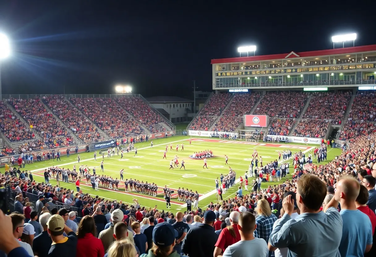 High school football teams competing in South Carolina
