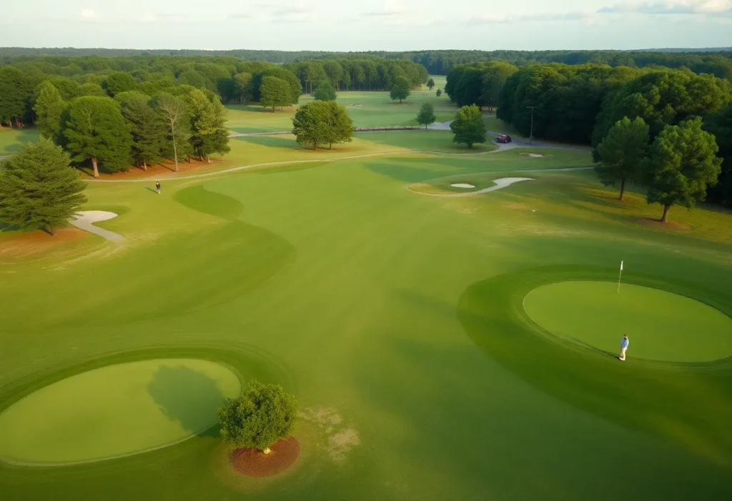 A comparison of private and public golf courses in Chapin, SC.