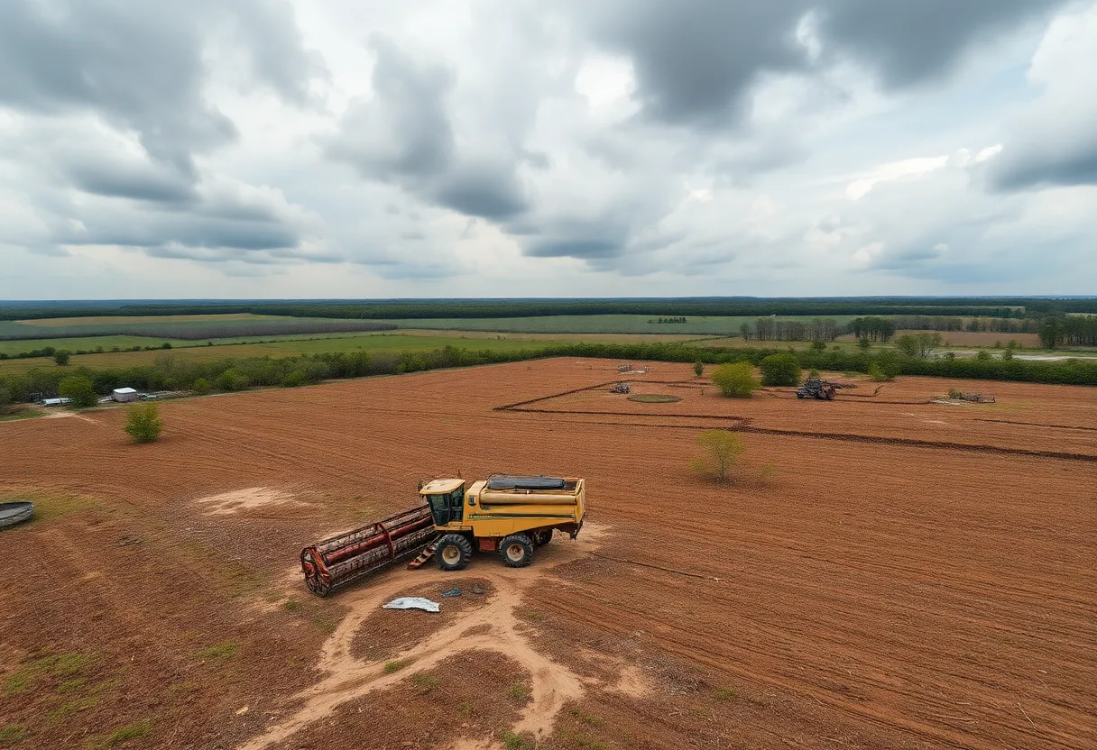 Georgia Farm Damage After Hurricane Helene
