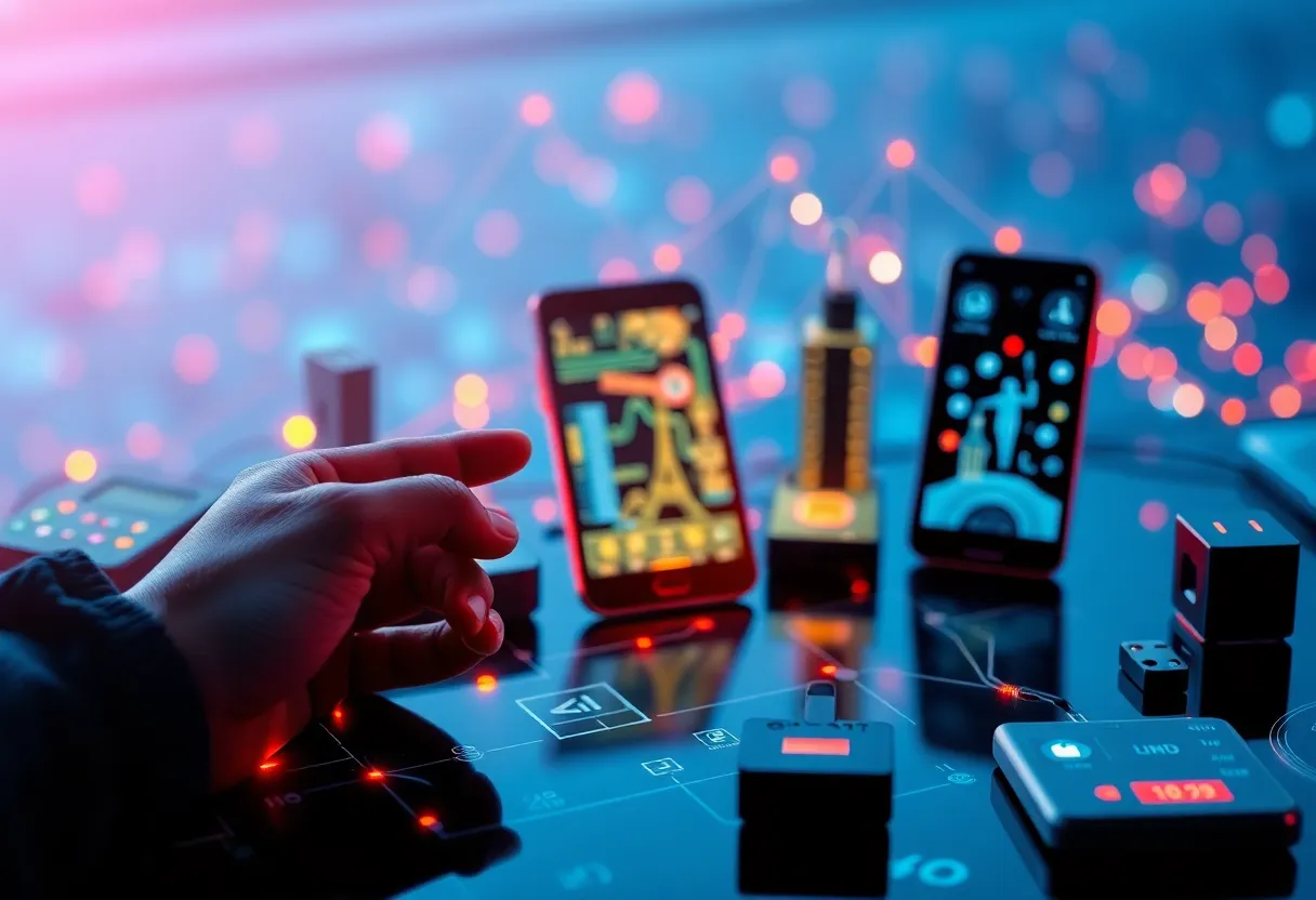 Concept image depicting the transition of Nokia's smartphone division.