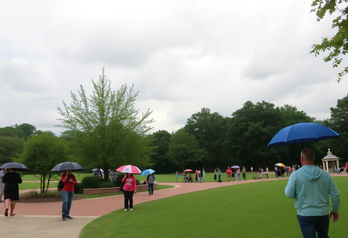 Residents enjoying warm November weather in Chapin SC.