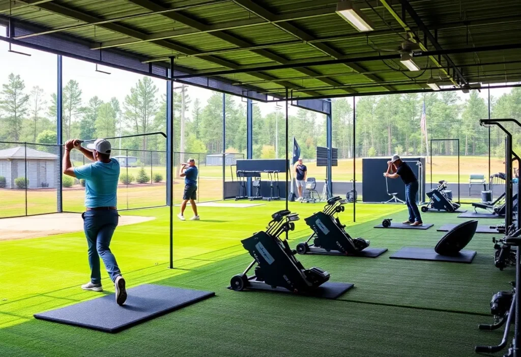 Golfers training at a fitness facility in Chapin SC