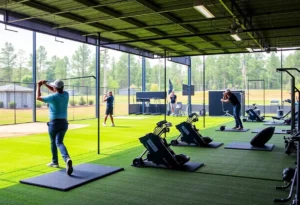 Golfers training at a fitness facility in Chapin SC