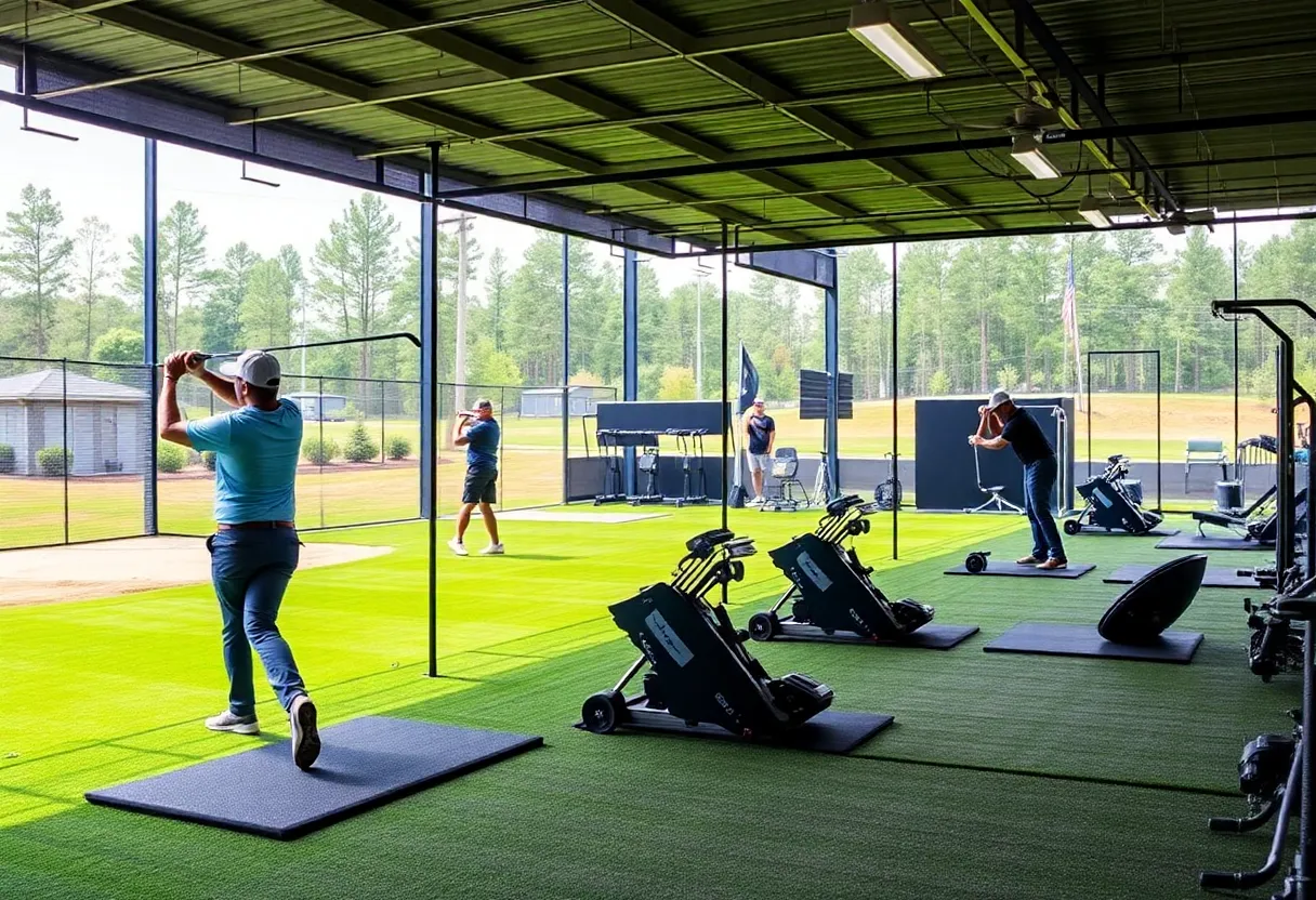 Golfers training at a fitness facility in Chapin SC
