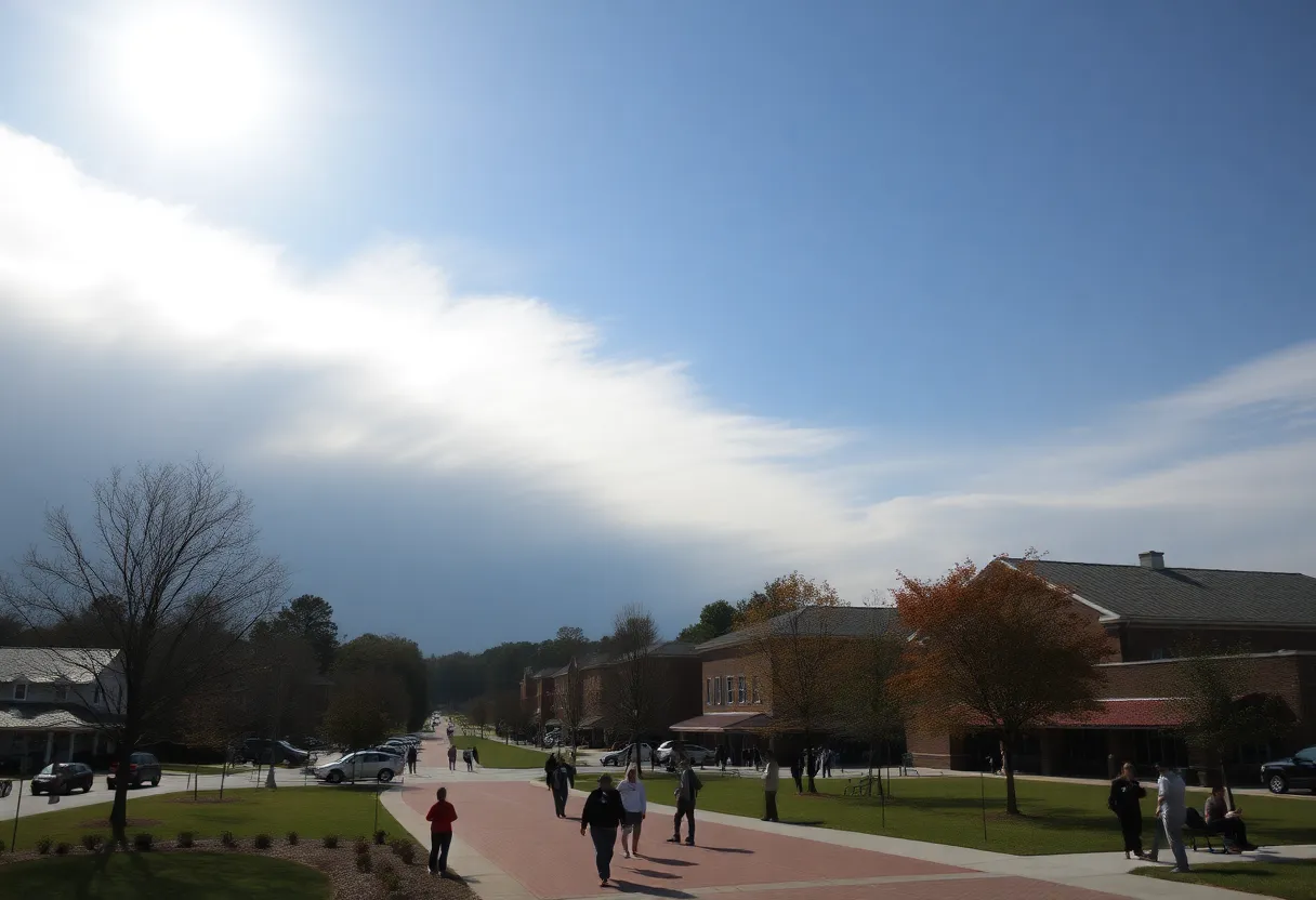 People enjoying a warm December day in Chapin SC