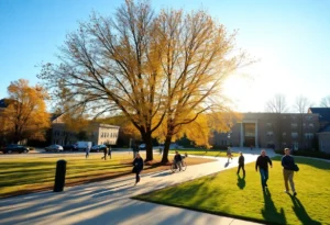 People enjoying a warm December day in Chapin SC