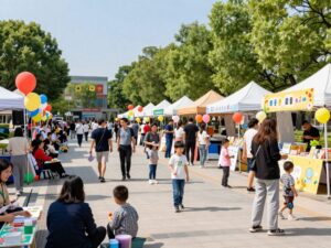 Community members enjoying a local event in Chapin SC.