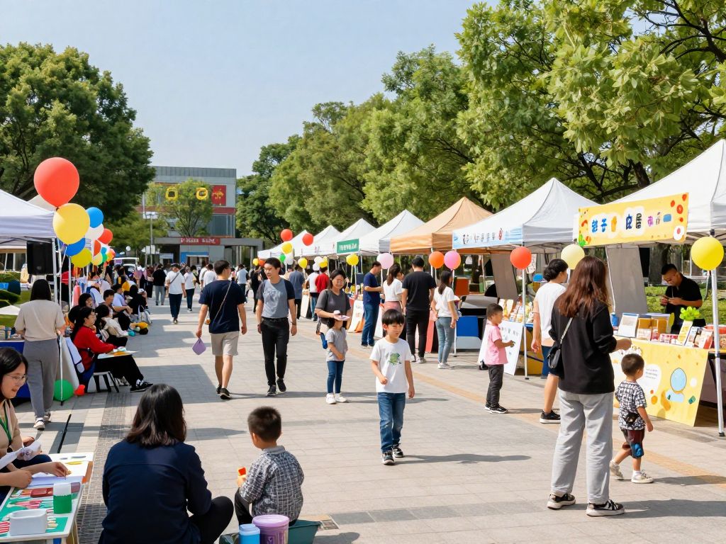 Community members enjoying a local event in Chapin SC.
