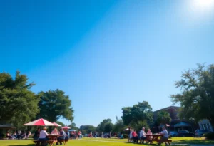 People enjoying a sunny day outdoors in Chapin, SC