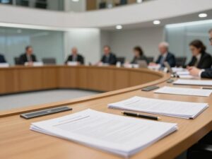 Chapin Town Council Meeting in session