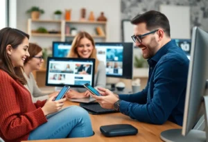 Illustration of personalized digital marketing experiences across devices.