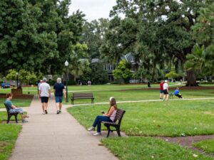 Park in Chapin, SC with green spaces and walking paths