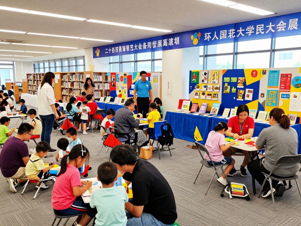 Community members celebrating the Chapin Library's centennial anniversary.