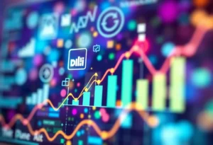 Visual representation of data analytics and marketing strategies.