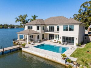 A luxurious home on Lake Murray with a private pool and dock