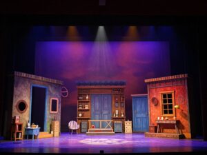 Theater stage set for local production in Chapin SC
